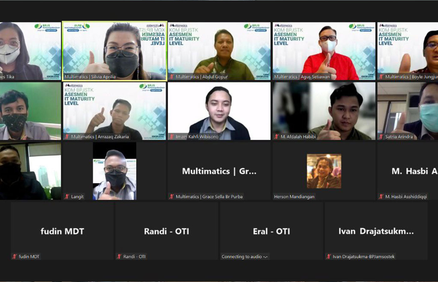 Assessment IT Maturity Level Tahun 2021 - BPJS Ketenagakerjaan