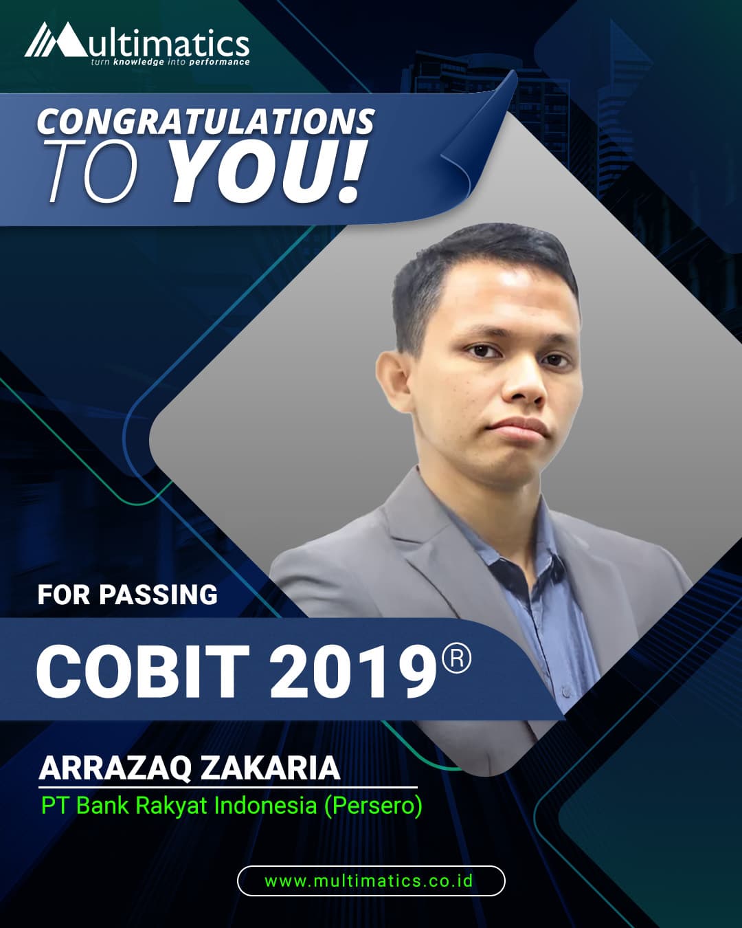Arrazaq Zakaria - PT Bank Rakyat Indonesia (Testimonial COBIT 2019)