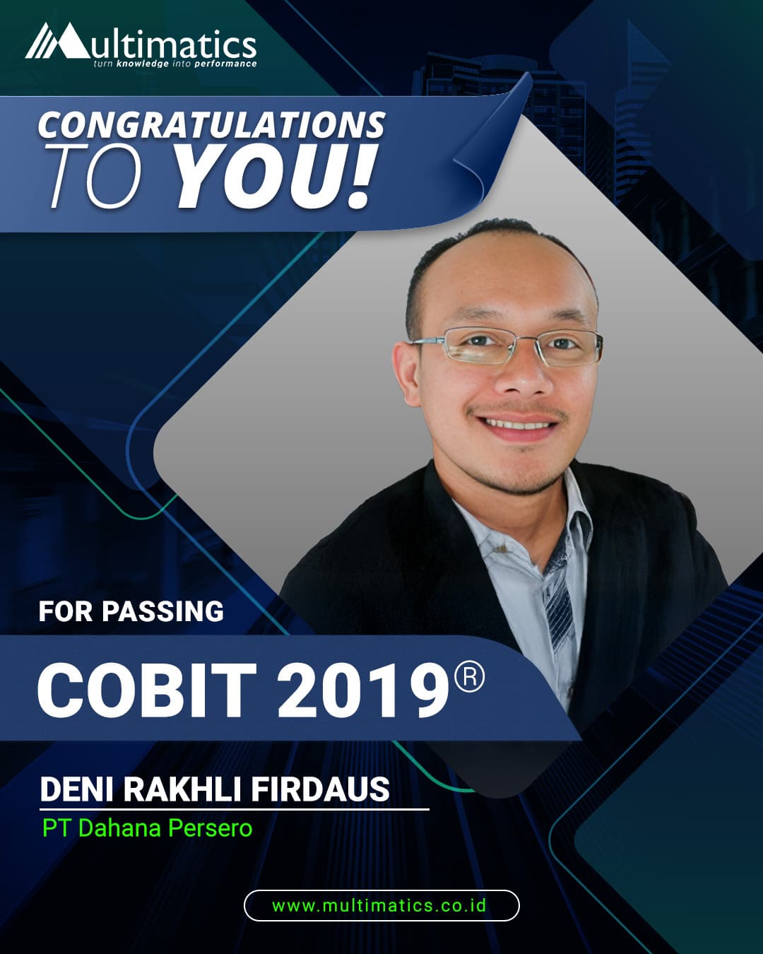Deni Rakhli Firdaus - PT Dahana Persero (Testimonial COBIT 2019)